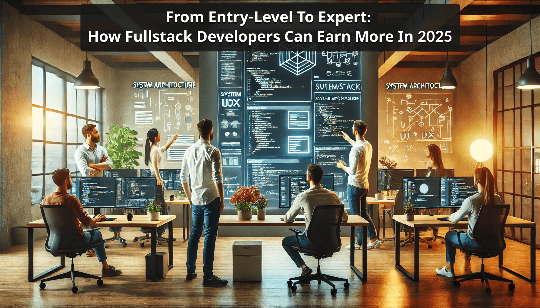 Fullstack Development Salary Guide 2025: Maximize Your Earnings in Tech’s Hottest Career illustration