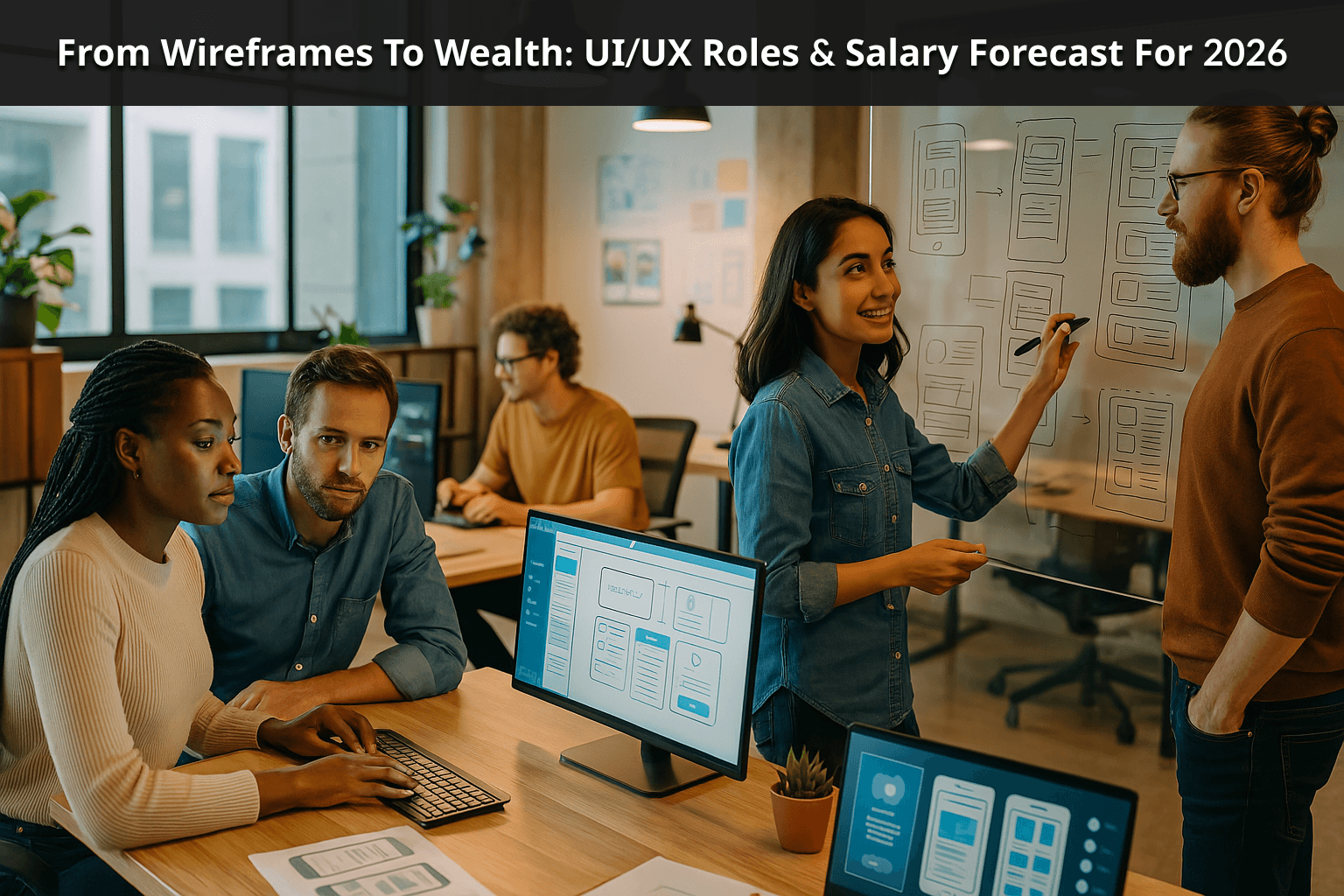 UI/UX Design Salary Guide 2026: What You Need to Know to Land High-Paying Roles in a Booming Industry illustration